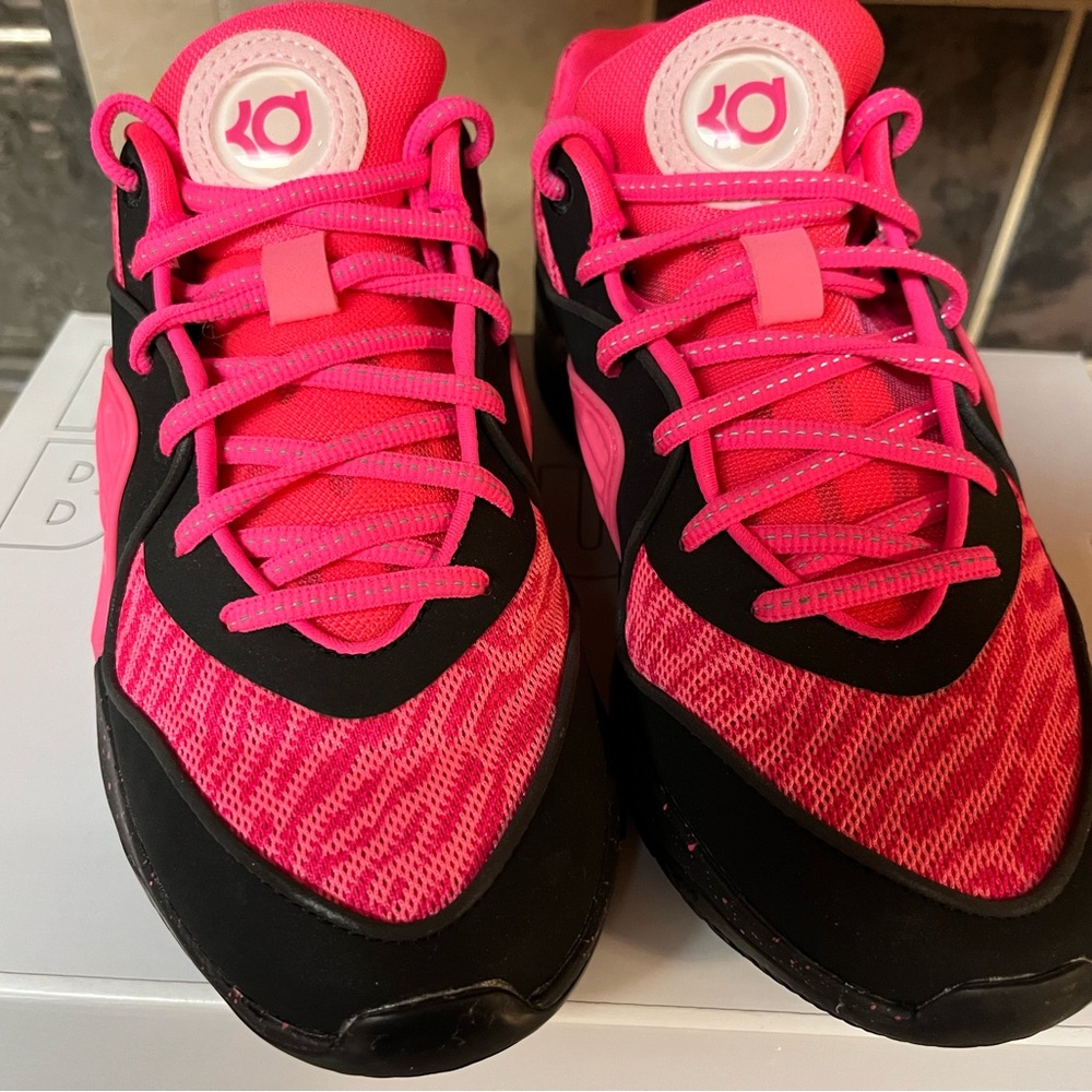 Nike KD Athletic Shoes - Pink and Black
